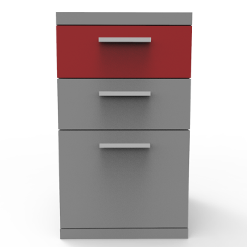 3 Drawer pedistal front - Web 3 Drawer pedistal front - Web