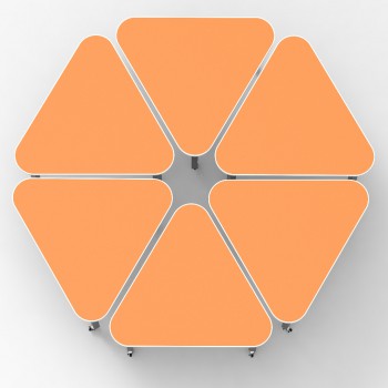 Triangle Desk Top - OrWH Triangle Desk Top - OrWH